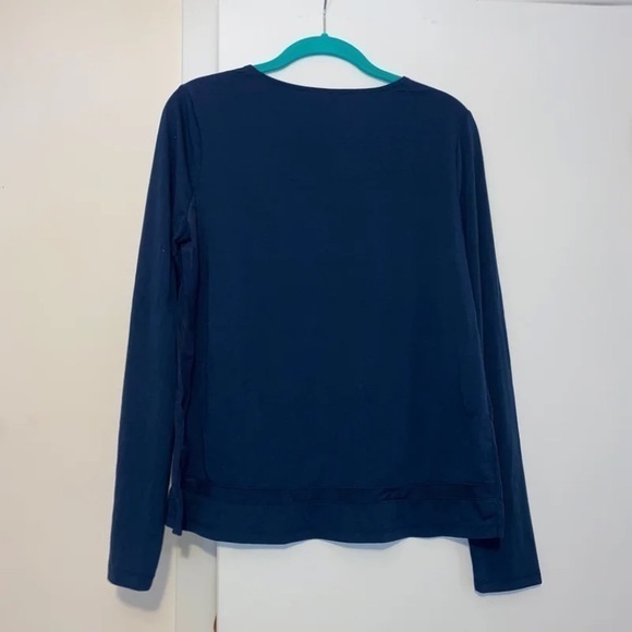 Athleta blue long sleeve top - Picture 3 of 3